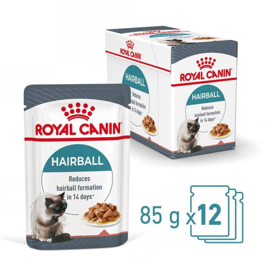 Royal Canin Hairball Jelly 12x85гр -  - Zoolink