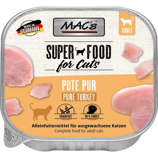 MAC'S CAT ADULT - пастет за пораснали котки, Пуйка, 85г - - Zoolink MAC'S CAT ADULT - пастет за пораснали котки, Пуйка, 85г - - Zoolink