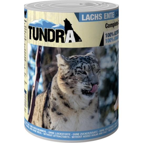 TUNDRA CAT ADULT - за котки в зряла възраст, Сьомга и Патешко, консерва 400г -  - Zoolink