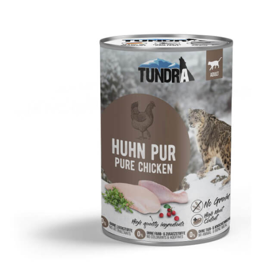 TUNDRA CAT ADULT - за котки в зряла възраст, чисто Пилешко, консерва 400г - - Zoolink TUNDRA CAT ADULT - за котки в зряла възраст, чисто Пилешко, консерва 400г - - Zoolink