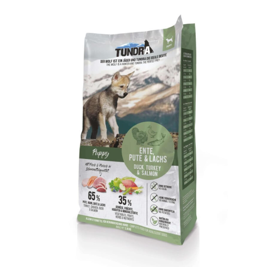 TUNDRA PUPPY - за подрастващи кучета, Патица, Пуйка и Сьомга, 3.18кг - - Zoolink TUNDRA PUPPY - за подрастващи кучета, Патица, Пуйка и Сьомга, 3.18кг - - Zoolink