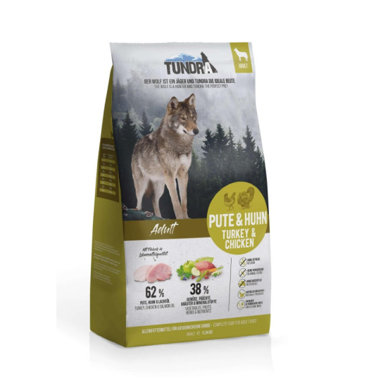 TUNDRA DOG ADULT - за кучета в зряла възраст, Пуйка и Пиле, 11.34кг -  - Zoolink
