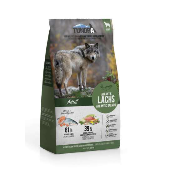 TUNDRA DOG ADULT - за кучета в зряла възраст, атлантическа Сьомга, 11.34кг - - Zoolink TUNDRA DOG ADULT - за кучета в зряла възраст, атлантическа Сьомга, 11.34кг - - Zoolink