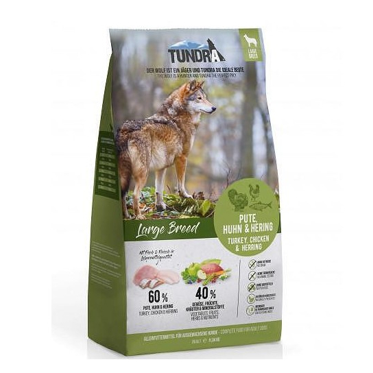 TUNDRA DOG ADULT LARGE BREED - за кучета в зряла възраст, едри породи, Пуйка, Пиле и Херинга 11.34кг - - Zoolink TUNDRA DOG ADULT LARGE BREED - за кучета в зряла възраст, едри породи, Пуйка, Пиле и Херинга 11.34кг - - Zoolink