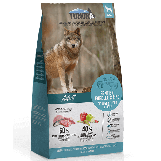 TUNDRA DOG ADULT - за кучета в зряла възраст, Елен, Пъстърва и Говеждо, 11.34кг - - Zoolink TUNDRA DOG ADULT - за кучета в зряла възраст, Елен, Пъстърва и Говеждо, 11.34кг - - Zoolink