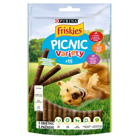 Purina Friskies Dog Picnic, Лакомство, Асорти, 126g -  - Zoolink