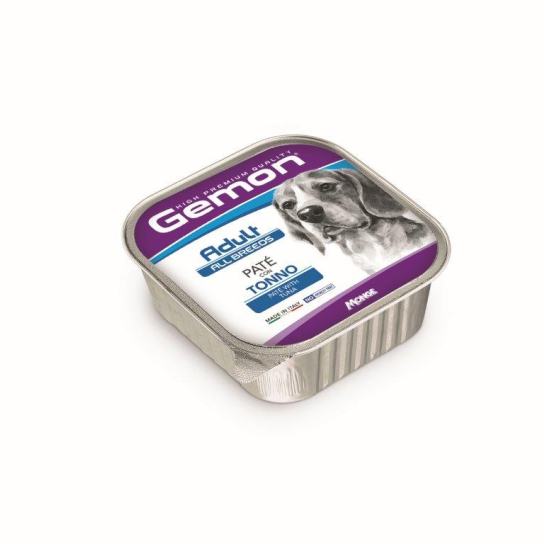 GEMON DOG ADULT TUNA – пастет за кучета в зряла възраст, с Риба Тон, терин 150г -  - Zoolink