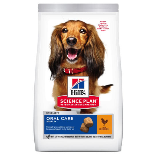 Hill's SP Canine Oral Care - За подобряване на устната хигиена при кучета над 1 г., 12кг - - Zoolink Hill's SP Canine Oral Care - За подобряване на устната хигиена при кучета над 1 г., 12кг - - Zoolink