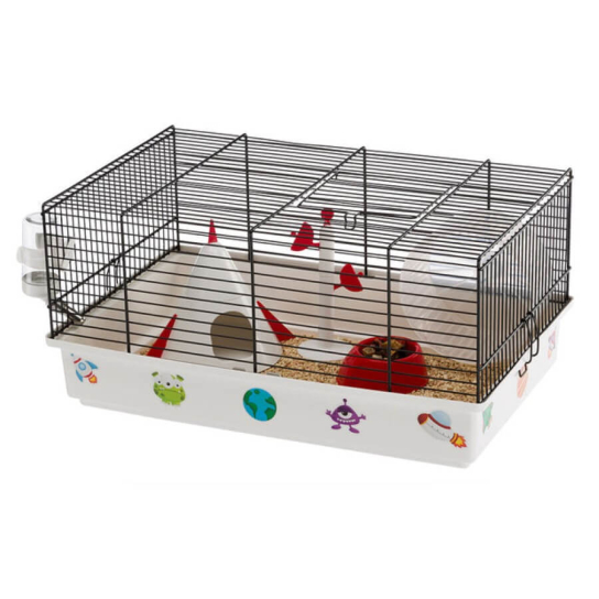 FERPLAST CRICETI 9 SPACE - клетка за хамстери, оборудвана 46x29.5x23 см -  - Zoolink