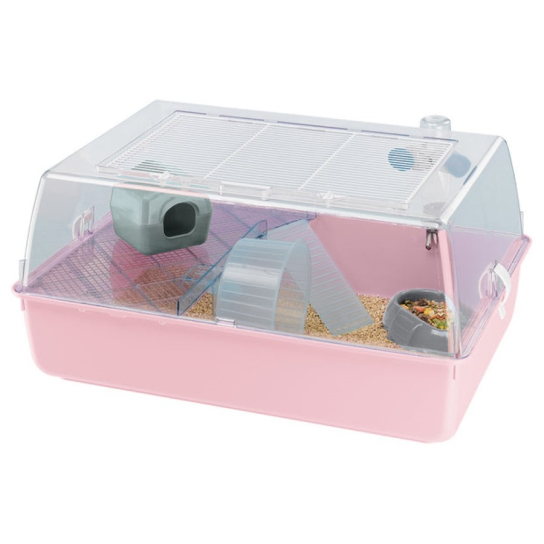 FERPLAST MINI DUNA HAMSTER - клетка за хамстер, оборудвана 55х39х27см -  - Zoolink