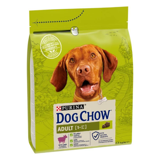 Purina Dog Chow Adult - за кучета в зряла възраст, Агне, 2.5кг -  - Zoolink