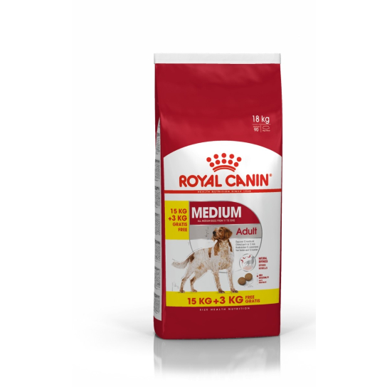 Royal Canin Medium Adult 15Kg + 3kg гратис -  - Zoolink