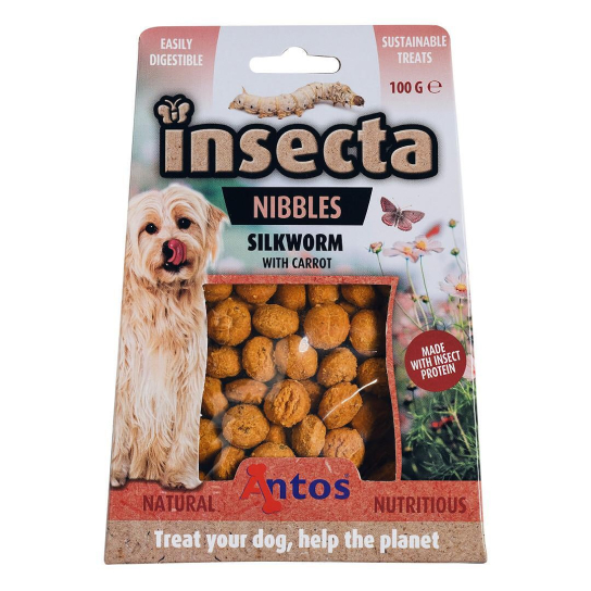 Antos insecta nibbles silkworm and carrot 100 g -  - Zoolink