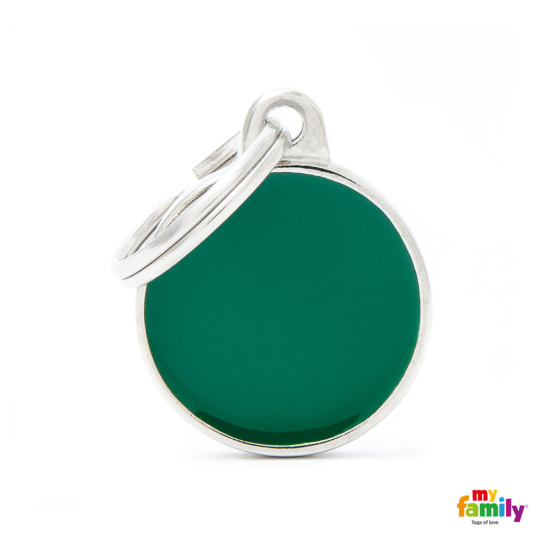 My Family медальон зелен кръг -  - Zoolink