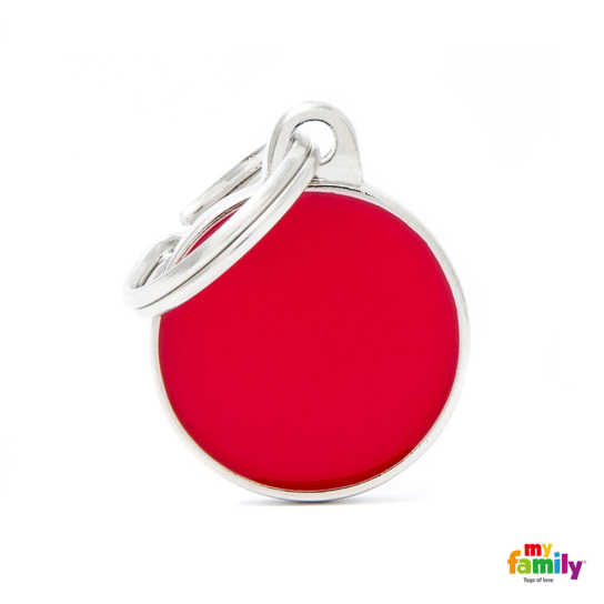 My Family медальон червен кръг -  - Zoolink