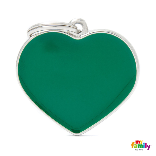 My Family медальон зелено сърце -  - Zoolink