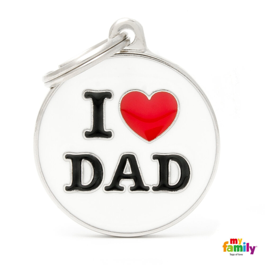 My Family медальон  i love dad -  - Zoolink