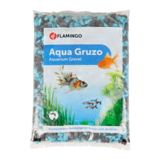 Flamingo грунд за аквариум синьо/черен 1 кг. -  - Zoolink
