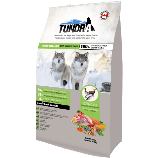 Tundra Елен, сьомга и патица - храна за кучета в зряла възраст -  - Zoolink