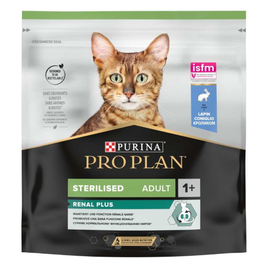 Purina Pro Plan STERILISED за кастрирани котки в зряла възраст, Заек, 400g -  - Zoolink