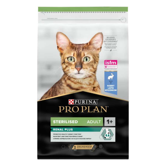 Purina Pro Plan STERILISED за кастрирани котки в зряла възраст, Заек, 1.5kg -  - Zoolink