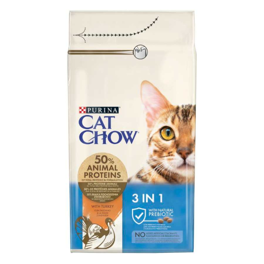 Purina Cat Chow 3in1 с Пуйка, 1.5kg -  - Zoolink