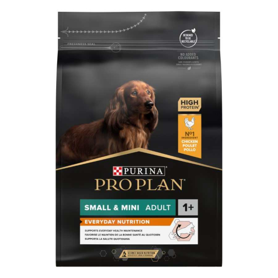Purina Pro Plan Dog Small & Mini Adult за кучета от дребни и мини породи, Пиле, 3kg -  - Zoolink