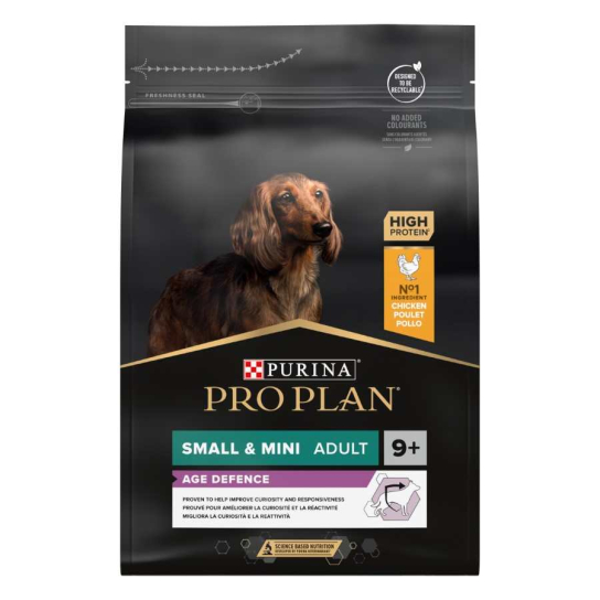 Purina Pro Plan Small&Mini Adult 9+ за възрастни кучета от малки и мини породи, Пиле, 3kg -  - Zoolink