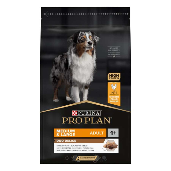 Purina Pro Plan Duo Delice Medium & Large Adult за кучета от средни и големи породи, Пиле, 10kg -  - Zoolink