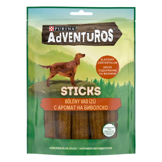 Purina Adventuros Sticks, Пръчки, Биволско, 120g -  - Zoolink