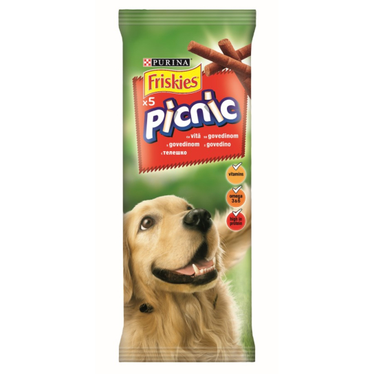 Purina Friskies Dog Picnic, Лакомство, Говеждо, 42g -  - Zoolink