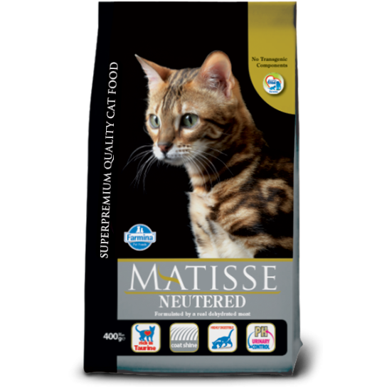 МАТISSE NEUTERED 31/11 - Пълноценна и балансирана храна за кастрирани котки над 1г. 10кг. -  - Zoolink