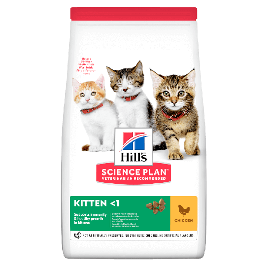 Hill's SP Feline Kitten Chicken - за котенца от отбиването до 1 г, бременност и кърмене, пиле 1.5кг. -  - Zoolink