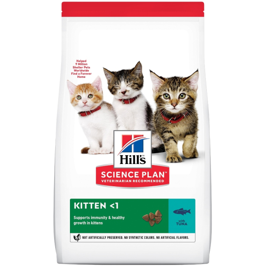 Hill's SP Feline Kitten Tuna - за котенца от отбиването до 1 г,бременност и кърмене, тон, 300гр. -  - Zoolink
