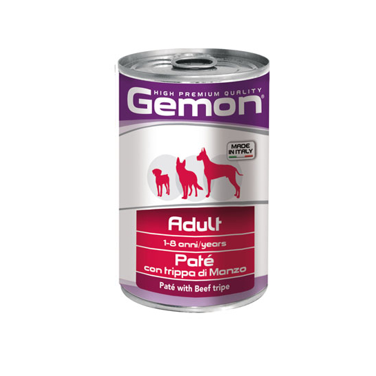 GEMON Adult beef tripe - за кучета в зряла възраст с телешко шкембе, консерва 400гр. -  - Zoolink