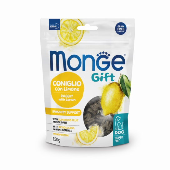 Monge Super M Immunity support - заешко с лимон /подсилва имунитета/, 150гр. -  - Zoolink