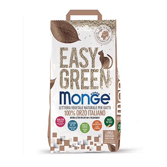 Easy Green Monge - котешка тоалетна 100% ечемик, 10л. -  - Zoolink