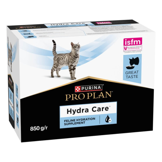 PURINA PRO PLAN HYDRACARE - за котки, за увеличен прием на вода и разреждане на урината, 10х85g -  - Zoolink