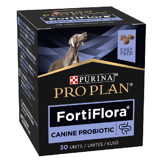 PURINA PRO PLAN FORTIFLORA - добавка за куче, дъвчащи таблетки, за чревно здраве, 30бр. - Добавки - Zoolink