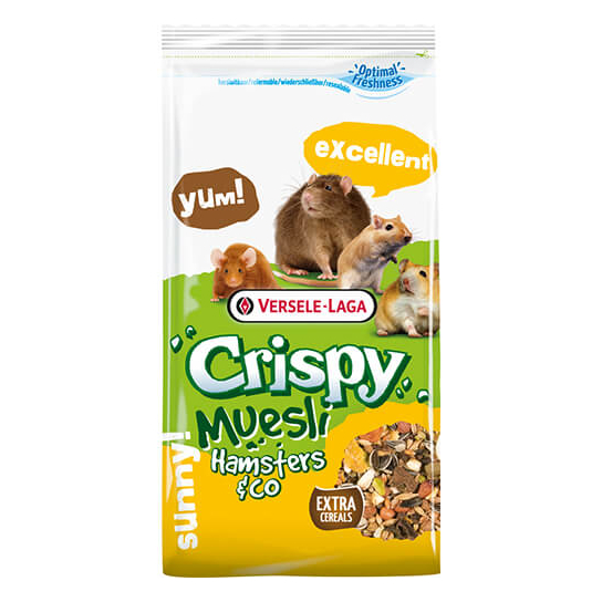 Versele Laga Crispy Muesli Hamster & Co - пълноценна храна за хамстери 400g -  - Zoolink