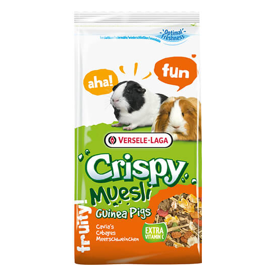 Versele Laga Crispy Muesli - Guinea Pigs (Cavia Crispy) - пълноценна храна за  морски свинчета 1kg -  - Zoolink