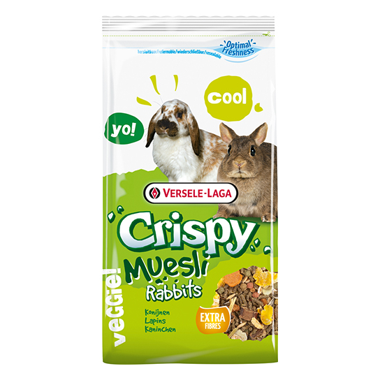 Versele Laga Crispy Muesli - Rabbits (Cuni Crispy) - пълноценна храна за декоративни зайци, 2,75kg -  - Zoolink