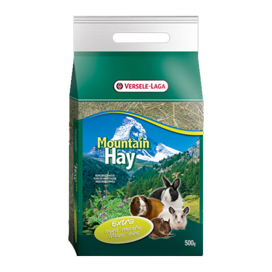 Versele Laga Mountain Hay - Планинско сено с листа от мента. 500g -  - Zoolink