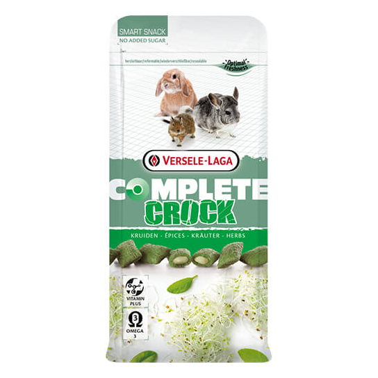 Versele Laga Crock Complete Herbs 50g - бисквитки с пълнеж с вкус на билки, гризачи 50g -  - Zoolink