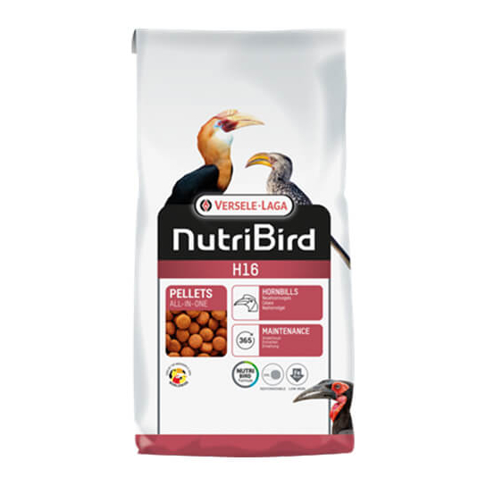 Versele Laga NUTRIBIRD H16 - пълноценна екструдирана храна за птица Носорог 10kg -  - Zoolink