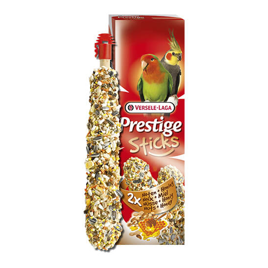 Versele Laga Sticks Big Parakeets Nuts & Honey - стик за средни папагали с ядки и мед, 140g -  - Zoolink