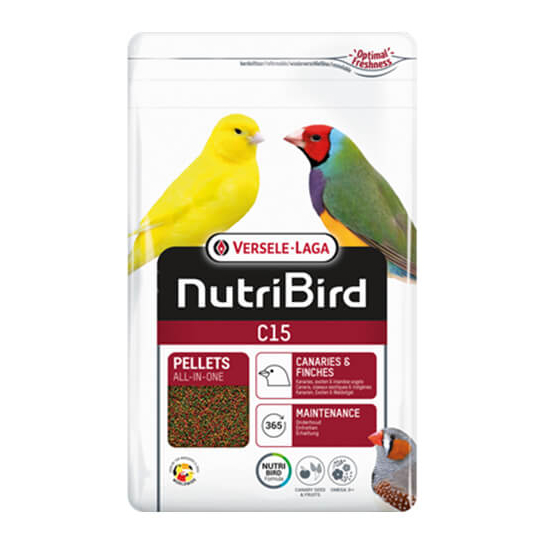 Versele Laga NUTRIBIRD C15 - поддържаща храна за канари и финки 1kg -  - Zoolink