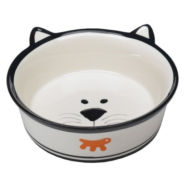 FERPLAST VENERE M - керамична купичка за котки с декорация, 0.3 л main product photo