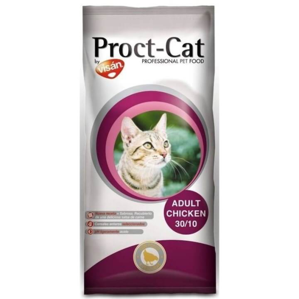 PROCT-CAT ADULT CHICKEN - за пораснали котки, Пиле и зеленчуци, 20кг main product photo