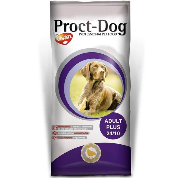 PROCT-DOG ADULT PLUS - за пораснали кучета, средни/едри породи, Пиле и зеленчуци, 20кг main product photo